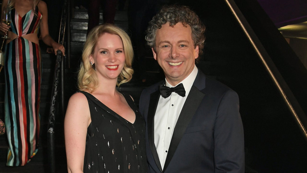 Anna Lundberg and Michael Sheen attend the the GQ Men Of The Year Awards 2019 in association with HUGO BOSS at the Tate Modern on September 3, 2019 in London, England.