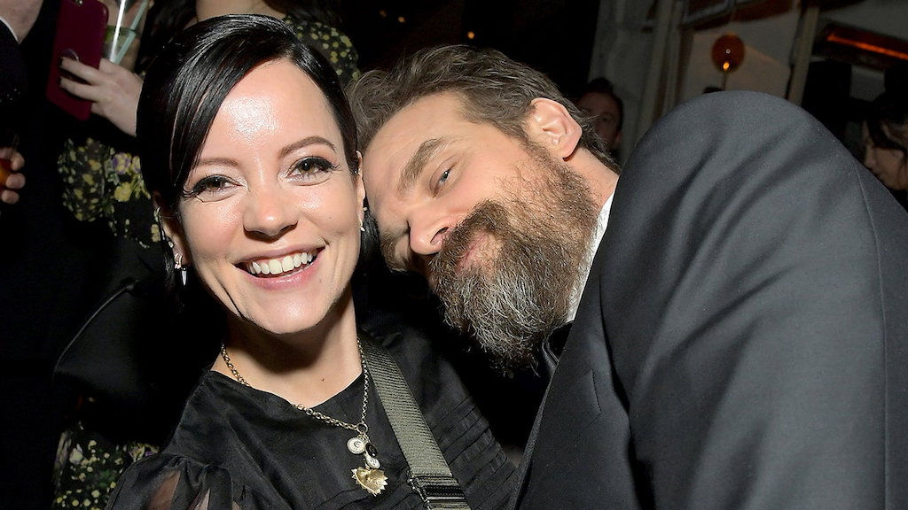 Lily Allen and David Harbour at 2020 Netflix SAG After Party 
