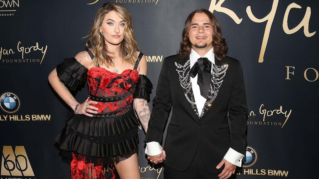Paris Jackson and Prince Jackson attend the Ryan Gordy Foundation "60 Years of Motown" Celebration at the Waldorf Astoria Beverly Hills on November 11, 2019 in Beverly Hills, California.