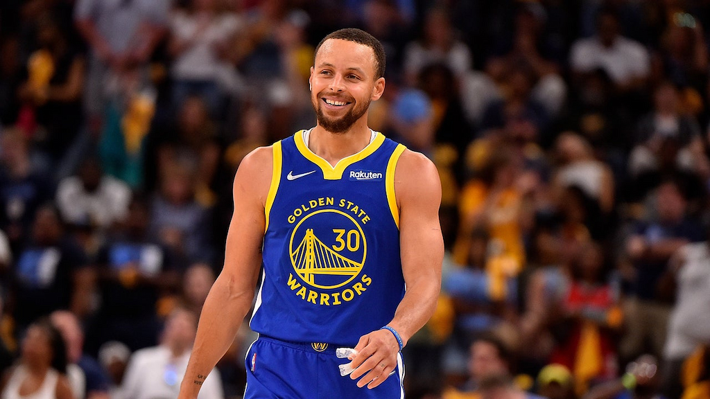 Stephen Curry #30 of the Golden State Warriors