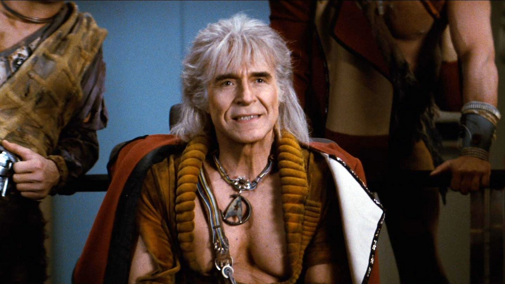 Montalban playing in Khan in 'Star Trek II: The Wrath of Khan.'