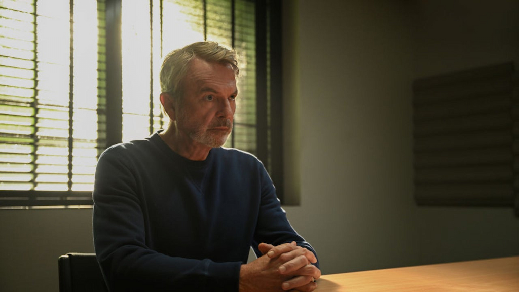 Sam Neill as Stan Delaney in Peacock's 'Apples Never Fall'
