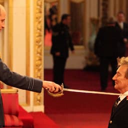 NEWS: Prince William Knights Rod Stewart at Buckingham Palace -- See the Awesome Pics!