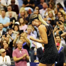 Maria Sharapova Upsets No. 2 Seed at U.S. Open, Her First Grand Slam Tournament Following Doping Suspension