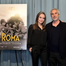 Angelina Jolie Appears at 'Roma' Screening With Director Alfonso Cuaron