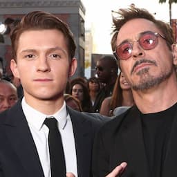 Tom Holland Goofs Off in Reunion With Robert Downey Jr. Amid Disney-Sony Drama