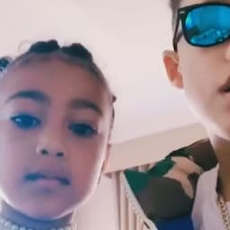 North West Gets Picked Up by Pal Caiden Mills in Adorable Dance Routine: WATCH