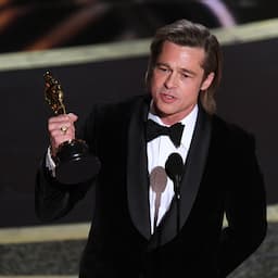 Brad Pitt Wins First Acting Oscar, Thanks His Kids in Emotional Speech