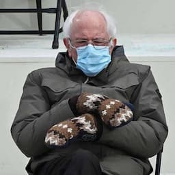 Bernie Sanders Reacts to Inauguration Mittens Memes