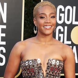 Tiffany Haddish Is Glamorous in Embellished Gown at 2021 Golden Globes