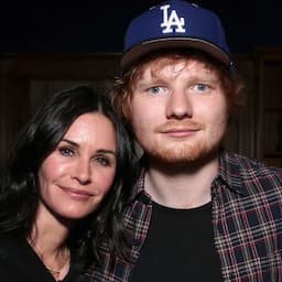 Watch Courteney Cox and Ed Sheeran Do 'The Routine' From 'Friends'