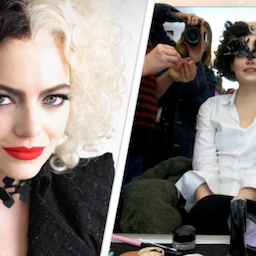 Watch Emma Stone Transform Into Cruella Behind the Scenes (Exclusive)