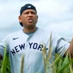 Alex Rodriguez Back In His Yankees Uniform for 'Field of Dreams' Game