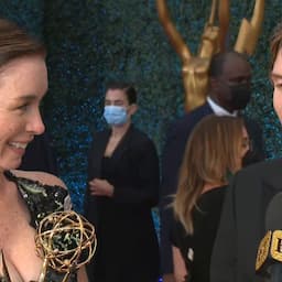 Evan Peters and Julianne Nicholson React to Their Emmy Wins (Exclusive)