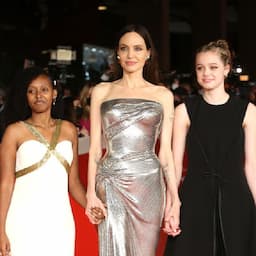 Angelina Jolie Joined by Zahara and Shiloh at 'Eternals' Rome Premiere