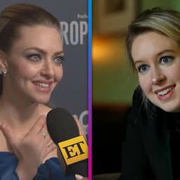 Amanda Seyfried Gives Spot-On Elizabeth Holmes Impression on the Red Carpet (Exclusive) 