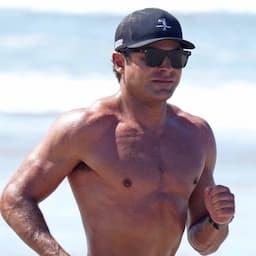 Zac Efron Gives Off Major 'Baywatch' Vibes While Shirtless on Beach