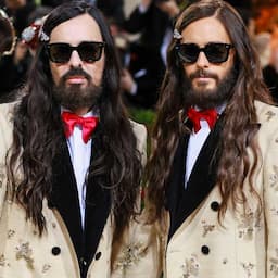 Jared Leto Twins With Gucci Director Alessandro Michele at Met Gala