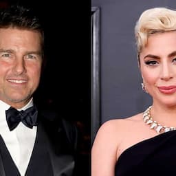 Tom Cruise and Lady Gaga Exchange Kisses While Posing at Her Show