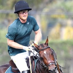 Prince Harry Falls Off His Horse During Polo Match