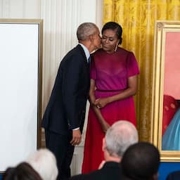 Barack, Michelle Obama Return to White House for Portraits Unveiling