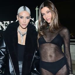 Kim Kardashian Poses With Hailey Bieber After Kanye West's Slams Her