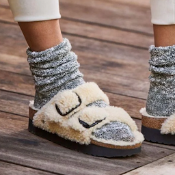 Birkenstock's Shearling Arizona Sandals Are 25% Off Right Now