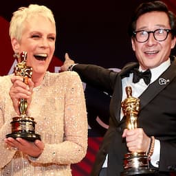 How Jamie Lee Curtis and Ke Huy Quan Celebrated Their Oscars Wins