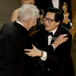 Ke Huy Quan Kisses Harrison Ford During Sweet 'Indiana Jones' Reunion at 2023 Oscars