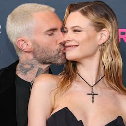 Adam Levine and Behati Prinsloo Pack on the PDA on the Red Carpet 
