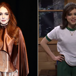 Lindsay Lohan Reacts to Jenna Ortega's 'Parent Trap' Parody on 'SNL'