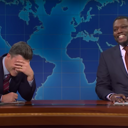 Michael Che Pranks Colin Jost During 'SNL' on April Fools' Day