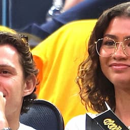 Zendaya and Tom Holland All Smiles During Date Night at Lakers vs. Warriors Game 