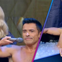 Watch Kelly Ripa's Husband Mark Consuelos Strip Down for 'Extreme' Ice Bath on 'Live'