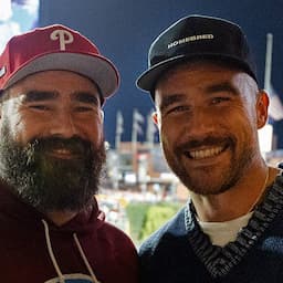 Travis and Jason Kelce Attend Baseball Game Without Taylor Swift