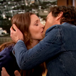 Matt Bomer Kisses Drew Barrymore and Her Reaction Is Priceless