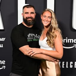 Jason Kelce and Wife Kylie Arrive at Super Bowl LVIII