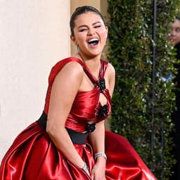 Selena Gomez Is a Crimson Rose at 2024 Golden Globes