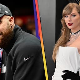 Travis Kelce Reacts to Taylor Swift's 2024 GRAMMYs Red Carpet Look