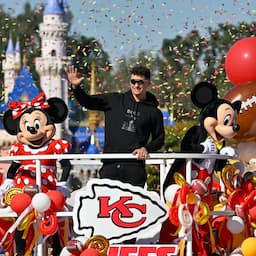 Patrick Mahomes Celebrates Super Bowl Win With Family at Disneyland