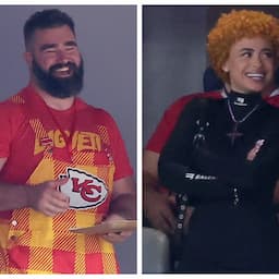 Jason Kelce Reacts to Meeting Ice Spice at Super Bowl