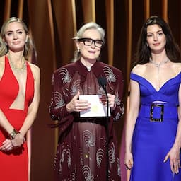 Anne Hathaway, Emily Blunt and Meryl Streep Reunite at SAG Awards
