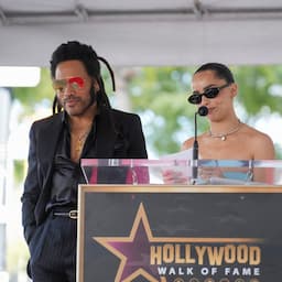 Zoë Kravitz Hilariously Roasts Dad Lenny at Walk of Fame Ceremony
