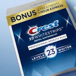 Smile for the Best Deals on Crest 3D Whitestips at Amazon