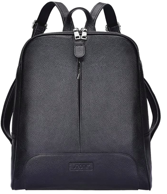 Genuine Leather Backpack Purse Travel Bag Upgraded 3.0