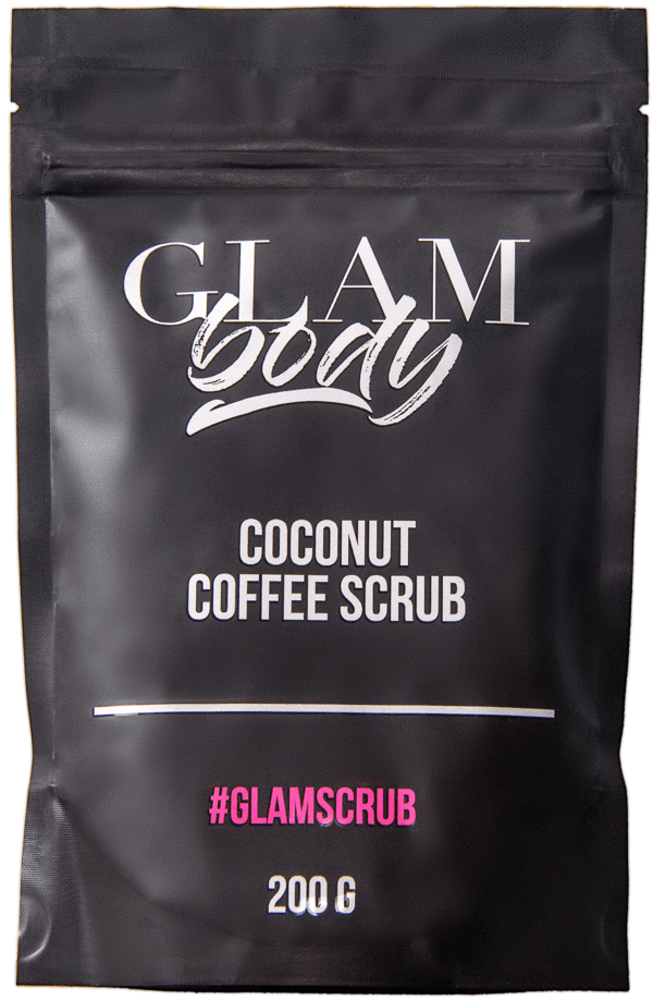 Glam Body Coconut Body Scrub for Dry Skin