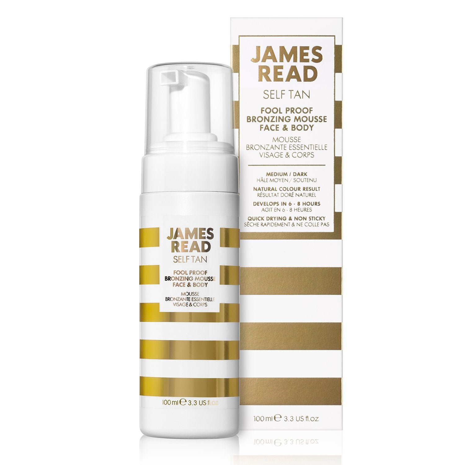 James Read Fool Proof Bronzing Mousse for Face and Body
