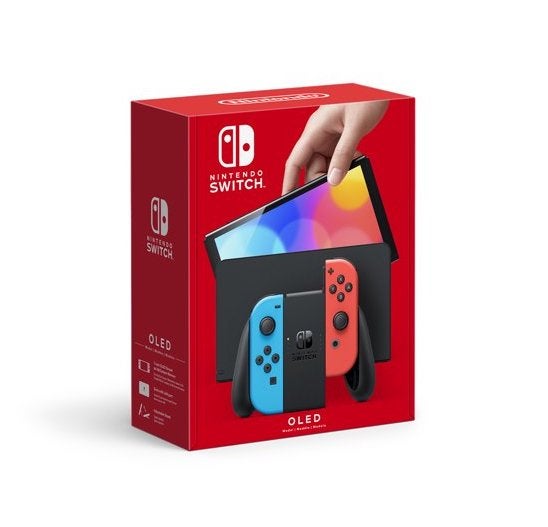 Nintendo Switch OLED Model w/ Red & Blue Joy-Con