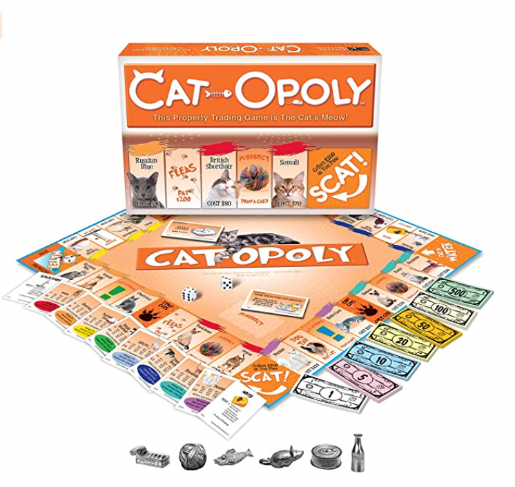 Late for the Sky CAT-opoly Board Game