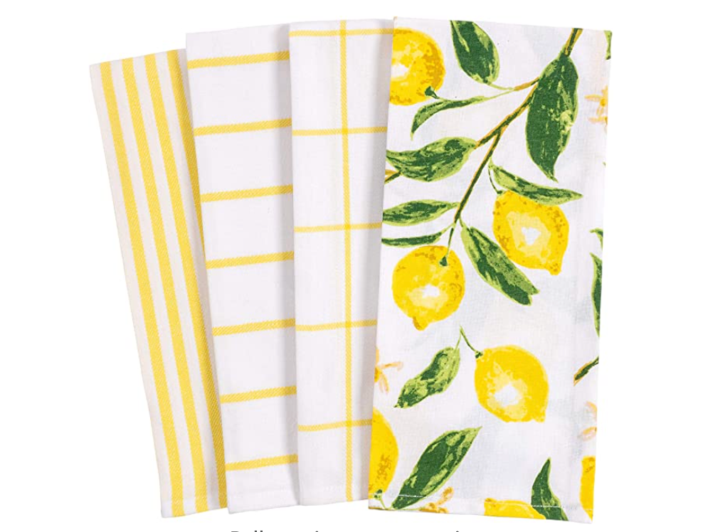  Lemons All Over Kitchen Dish Towel Set